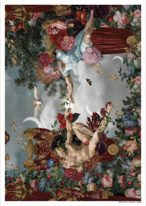 AFFICHE A3 LA CREATION D'ADAM