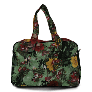 SAC VOYAGE VELOURS LES OISEAUX