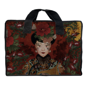 SAC SHOPPING VELOURS L'IMPÉRATRICE